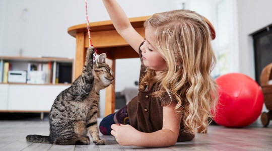 kitten-and-little-girl