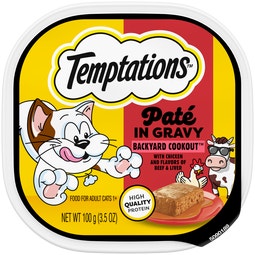 Temptations Pate in Gravy Backyard Cookout Flavor image