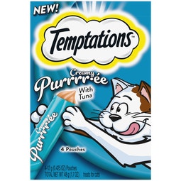 Creamy Puree Tuna Lickable, Squeezable Cat Treats image