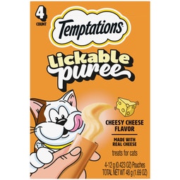Creamy Puree Cheese Lickable Cat Treats image