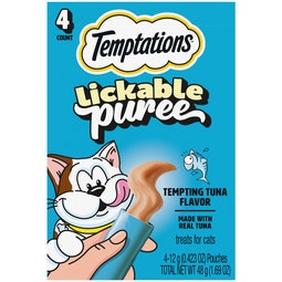 Creamy Puree Tuna Lickable, Squeezable Cat Treats image
