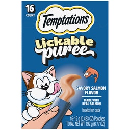 Creamy Puree Salmon Lickable Cat Treats image