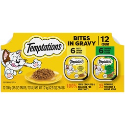 Tasty Chicken and Seafood Medley Bites in Gravy Variety Pack image