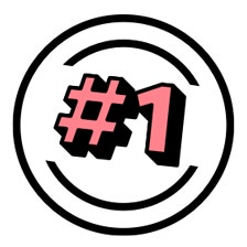number one pink new