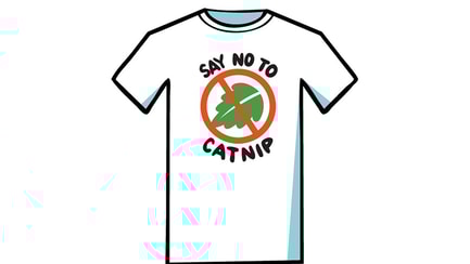 catnip t-shirt illu