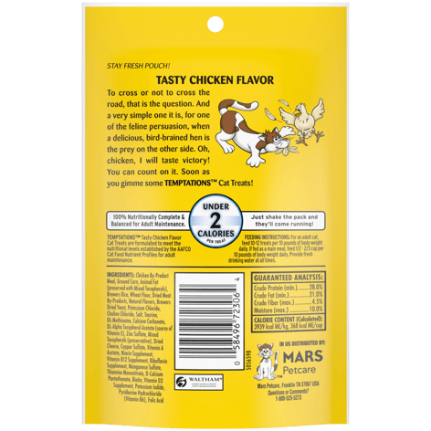 Temptations cat treats nutrition facts shop