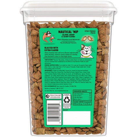Temptations Wacky Blasts Cat Treats, Nautical ‘Nip Flavor image 1