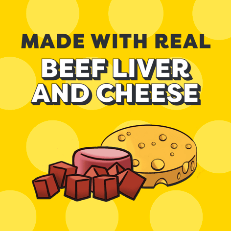 Creamy Puree Variety Pack with Beef Liver and Cheese Lickable, Squeezable Cat Treats image 1