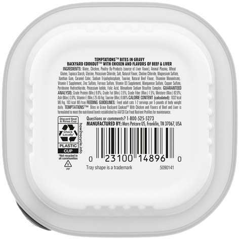 Temptations Bites in Gravy Backyard Cookout Flavor image 1