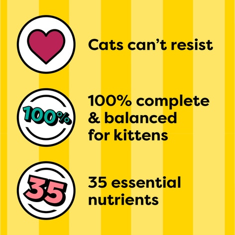 Temptations Dry Kitten Food Tasty Chicken & Dairy Flavor Cat Food image 1