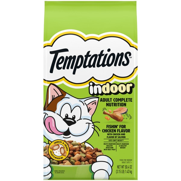 Dry Cat Food Indoor, Fishin’ For Chicken Flavor image 1