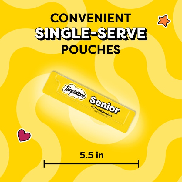 Temptations Lickable Puree Senior Cat Treats, Tasty Chicken Flavor, 4 Count image 5