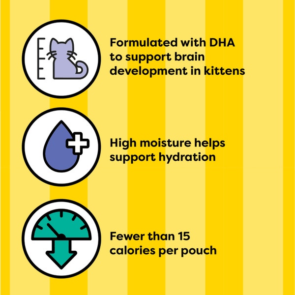 Temptations Lickable Puree Kitten Treats, Chicken & Dairy Flavor, 4 Count image 2