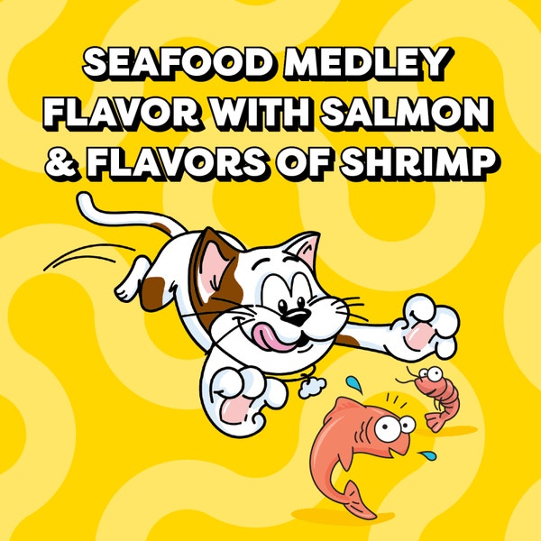 Seafood Medley Flavor Bites in Gravy image 2