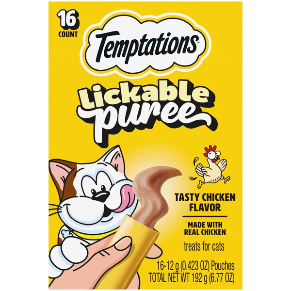 Creamy Puree Chicken Lickable Cat Treats image 1