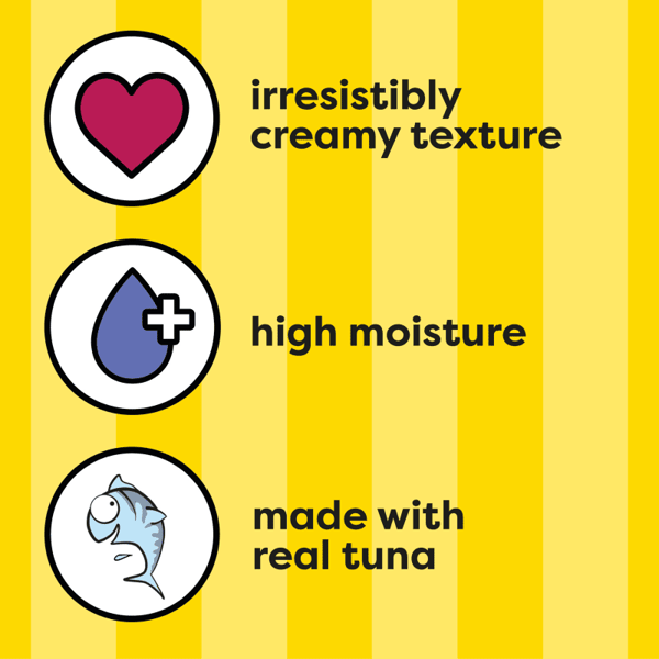 Creamy Puree Tuna Lickable, Squeezable Cat Treats image 4