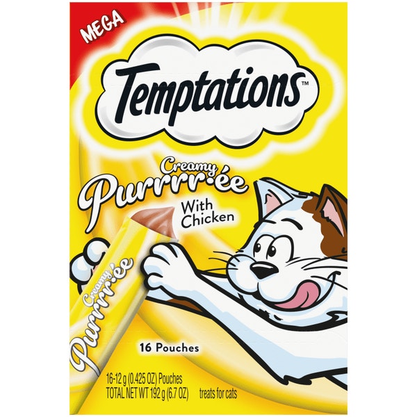 Creamy Puree Chicken Lickable Cat Treats image 1