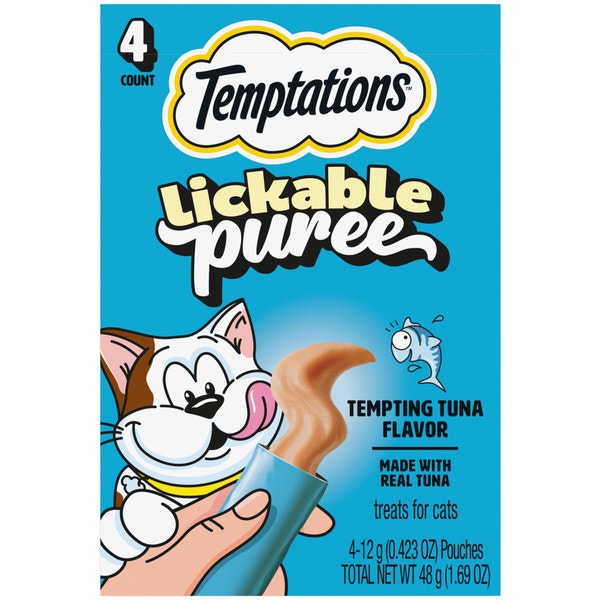 Creamy Puree Tuna Lickable, Squeezable Cat Treats image 1