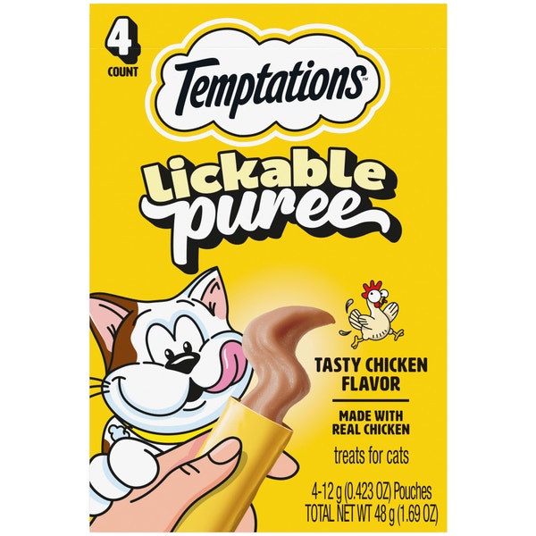 Creamy Puree Chicken Lickable Cat Treats image 1