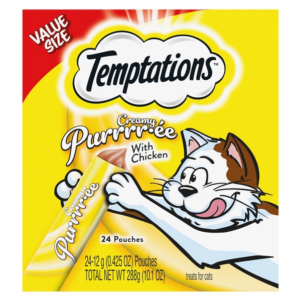 Creamy Puree Chicken Lickable Cat Treats image 1