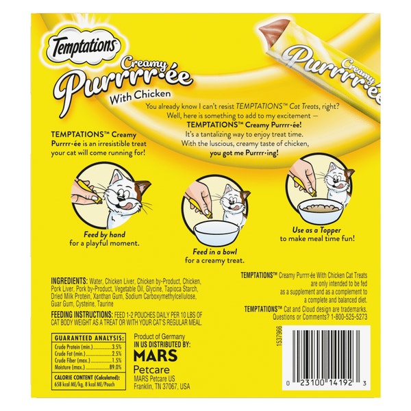 Lickable Puree Chicken Cat Treats image 2