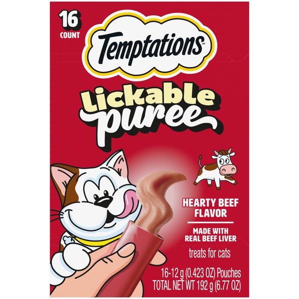 Creamy Puree Beef Liver Lickable Cat Treats image 1
