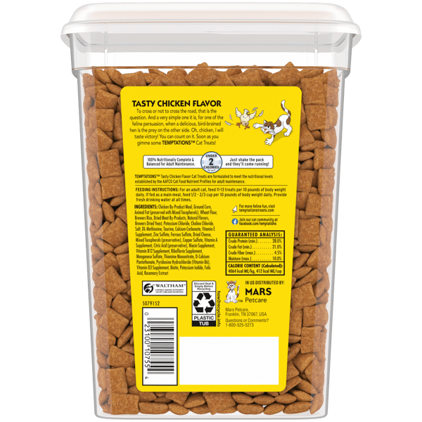 Temptations chicken top cat treats