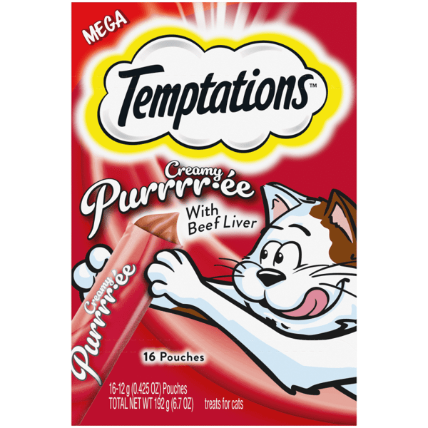 Creamy Puree Beef Liver Lickable Cat Treats image 1
