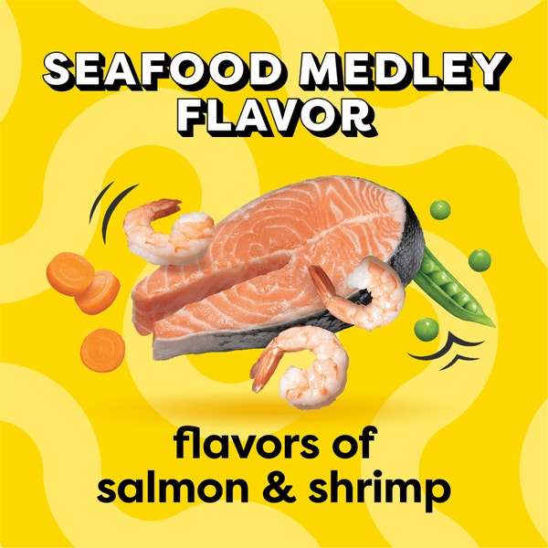 Seafood Medley Flavor Dry Cat Food image 2