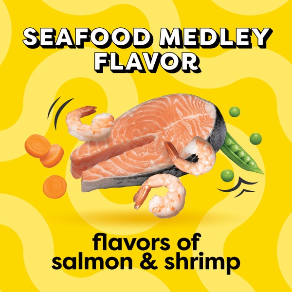 Seafood Medley Flavor Dry Cat Food image 2