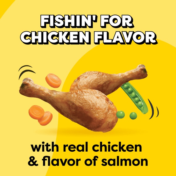 Dry Cat Food Indoor, Fishin’ For Chicken Flavor image 2