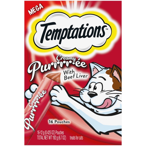 Creamy Puree Beef Liver Lickable Cat Treats image 1