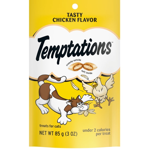 Temptations Classic Tasty Chicken Soft & Crunchy Treats, 3-oz bag