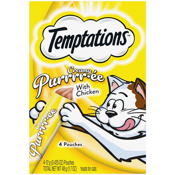 Creamy Puree Chicken Lickable Cat Treats image 1