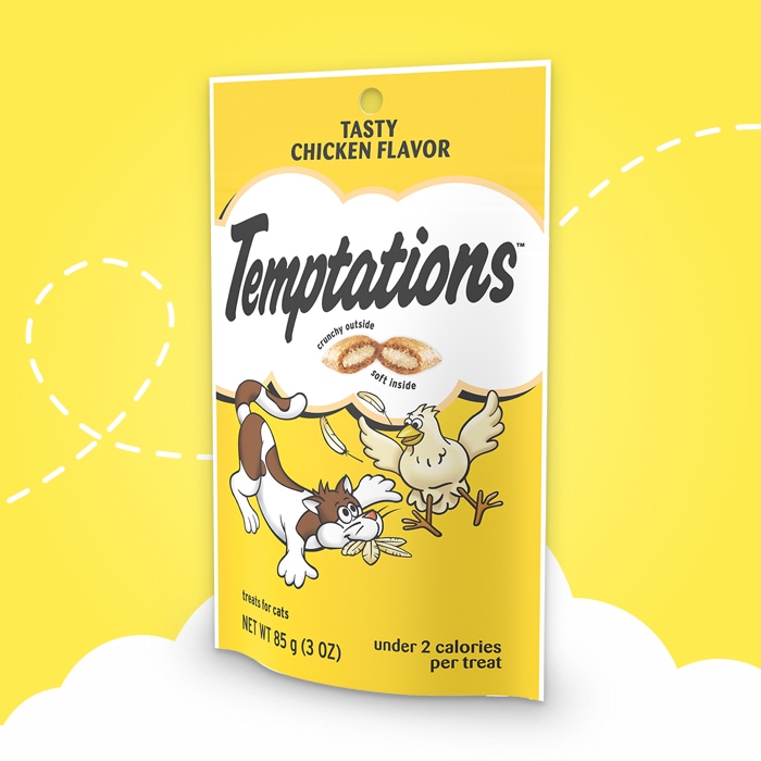 Temptations Tasty Chicken treats package