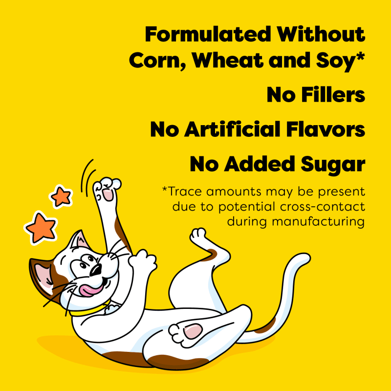 Temptations Lickable Spoons with Chunks Cat Treats, Salmon Flavor with Chicken Chunks, 8 Count guaranteed analysis image