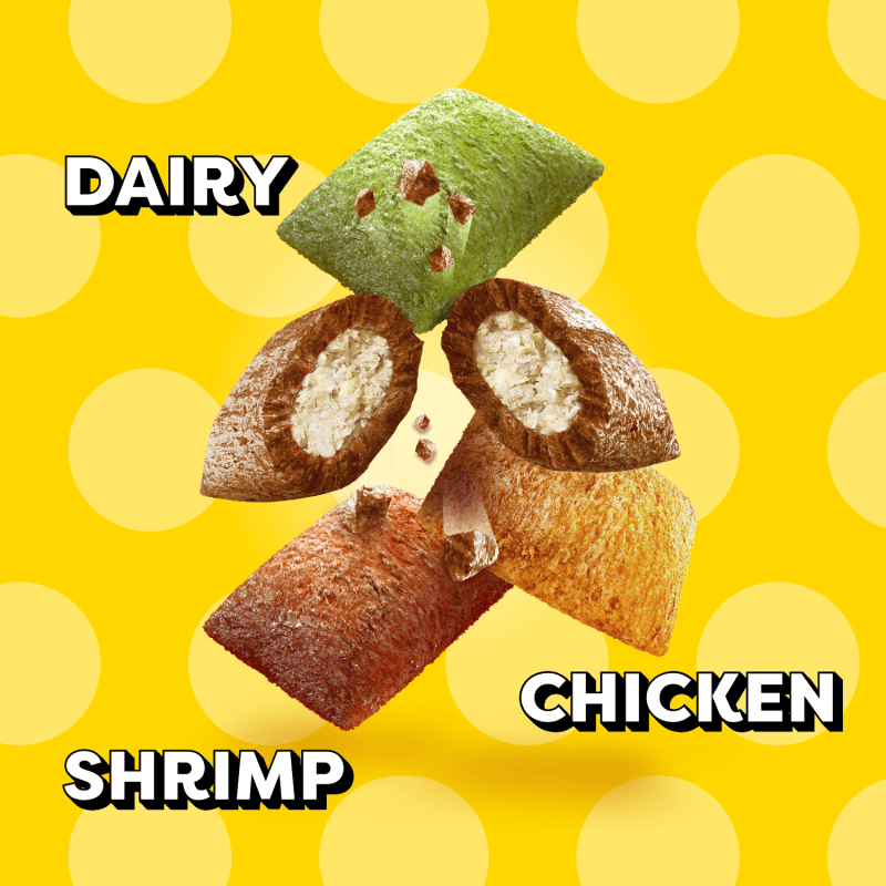 Purricorn Chicken, Dairy & Shrimp Treats