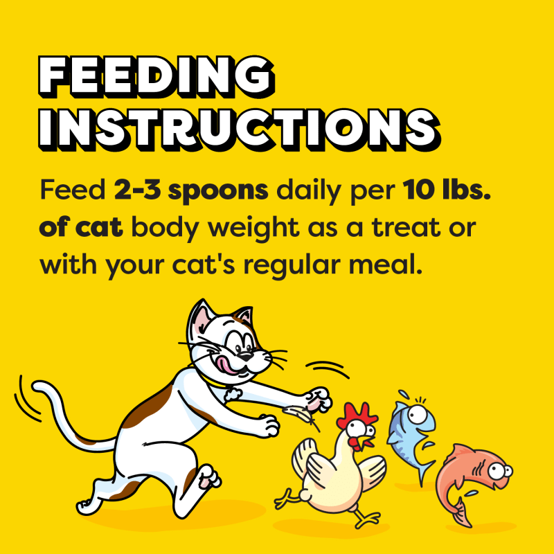 Temptations Lickable Spoons with Chunks Cat Treats Variety Pack feeding guidelines image