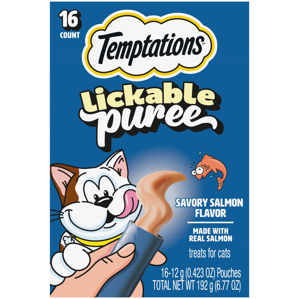 Lickable Puree Salmon Cat Treats