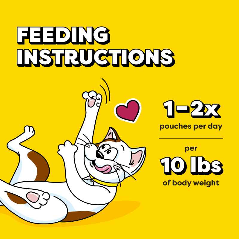 Lickable Puree Chicken Squeezable Cat Treats feeding guidelines image