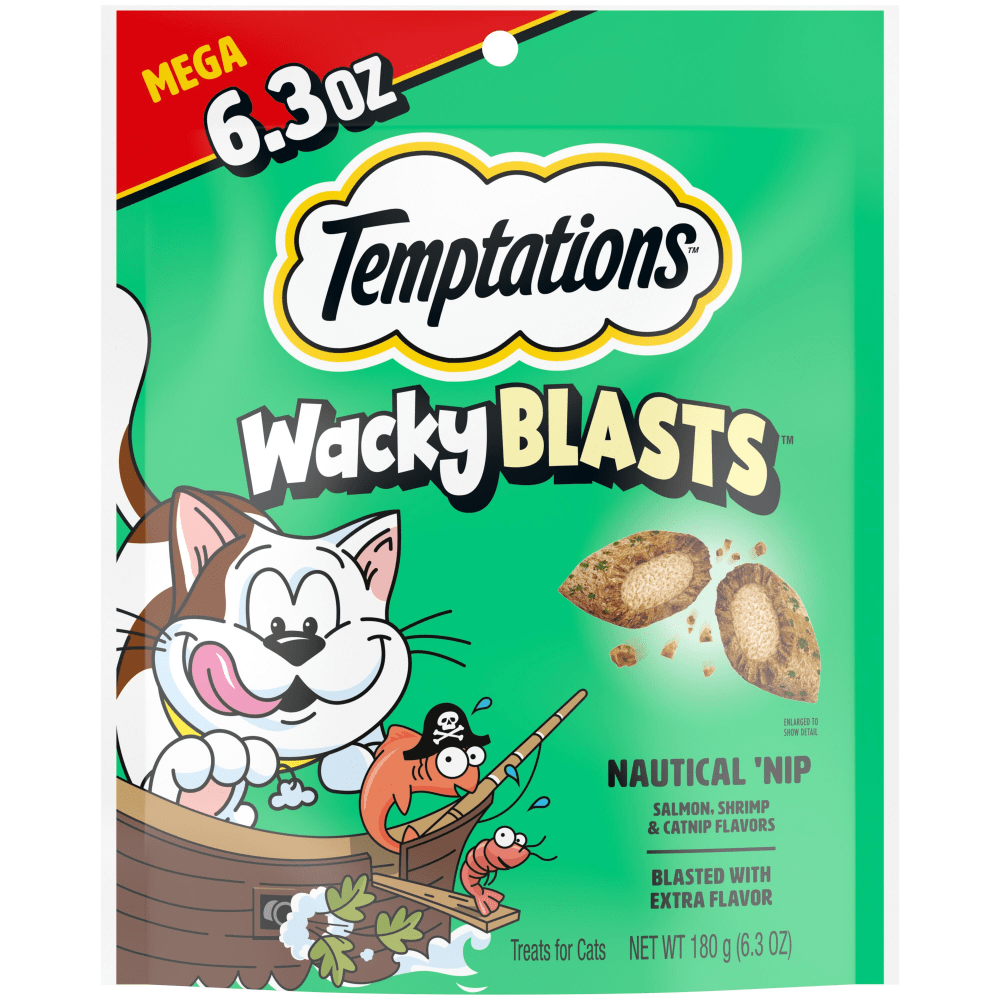 Temptations Wacky Blasts Cat Treats, Nautical 'Nip Flavor